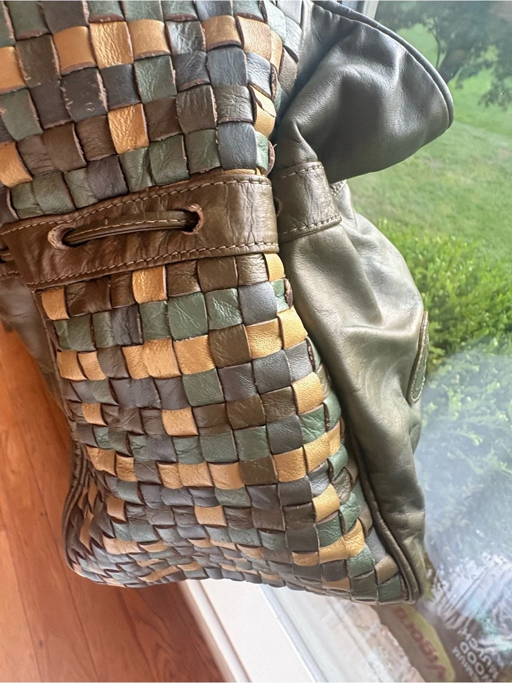 Carlos Falchi woven check